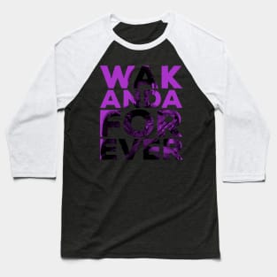 Wakanda Forever Tribute Chadwick Boseman Baseball T-Shirt